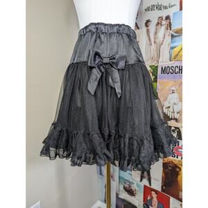 Tulle Sparkly Goth Skirt